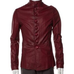 JOHN VARVATOS Goat Leather Moto Jacket